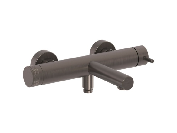 Ravak NX 022.20GB Vanová nástěnná baterie bez sprchového setu, grafit kartáčovaný