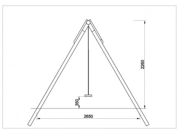 Detská hojdačka Česká Manufaktura Bětka
