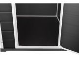 Keter Zahradní domek Keter Essential Shed 6x4 - 112 × 184 × 195 cm - tmavě šedý/bílý