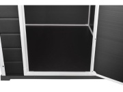 Keter Zahradní domek Keter Essential Shed 6x4 - 112 × 184 × 195 cm - tmavě šedý/bílý