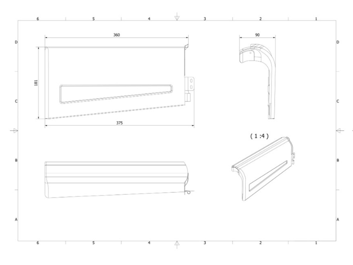 Závětrná lišta Budmat Bella Sara