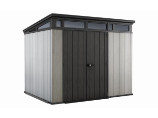 Műanyag –  Keter Zahradní domek  Artisan 9x7 grafitový/šedý, s podlahou