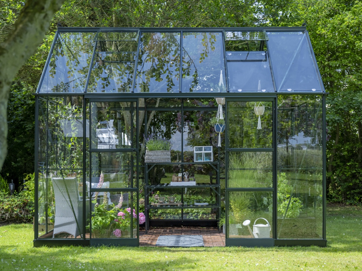 Klasický skleník Halls Icon Planthouse 8