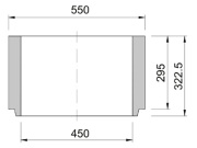 Horní skruž Kasi DN 450 (bez vývodu)
