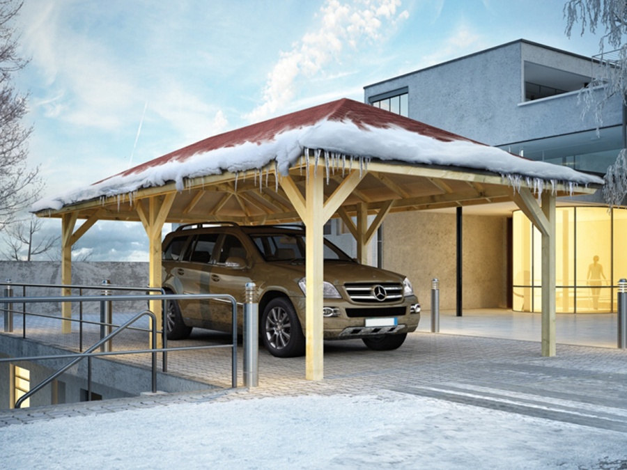 Přístřešek na auto Karibu Kirn