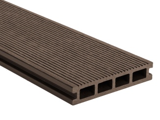 Terasová prkna WPC G21 –  Indický teak mat. WPC 2,5 x 14 x 400 cm