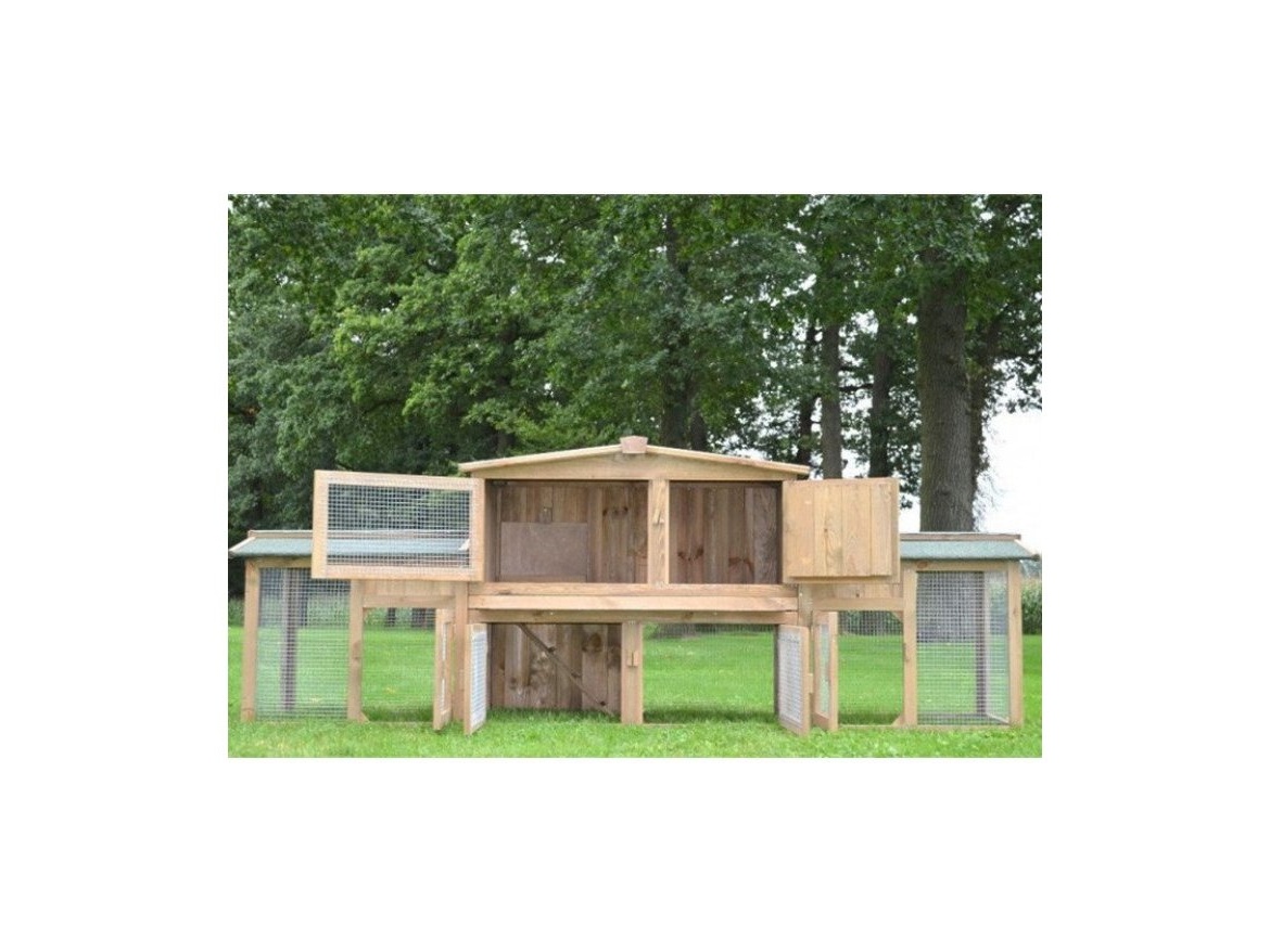 Drevená králikáreň Scobax Zigi