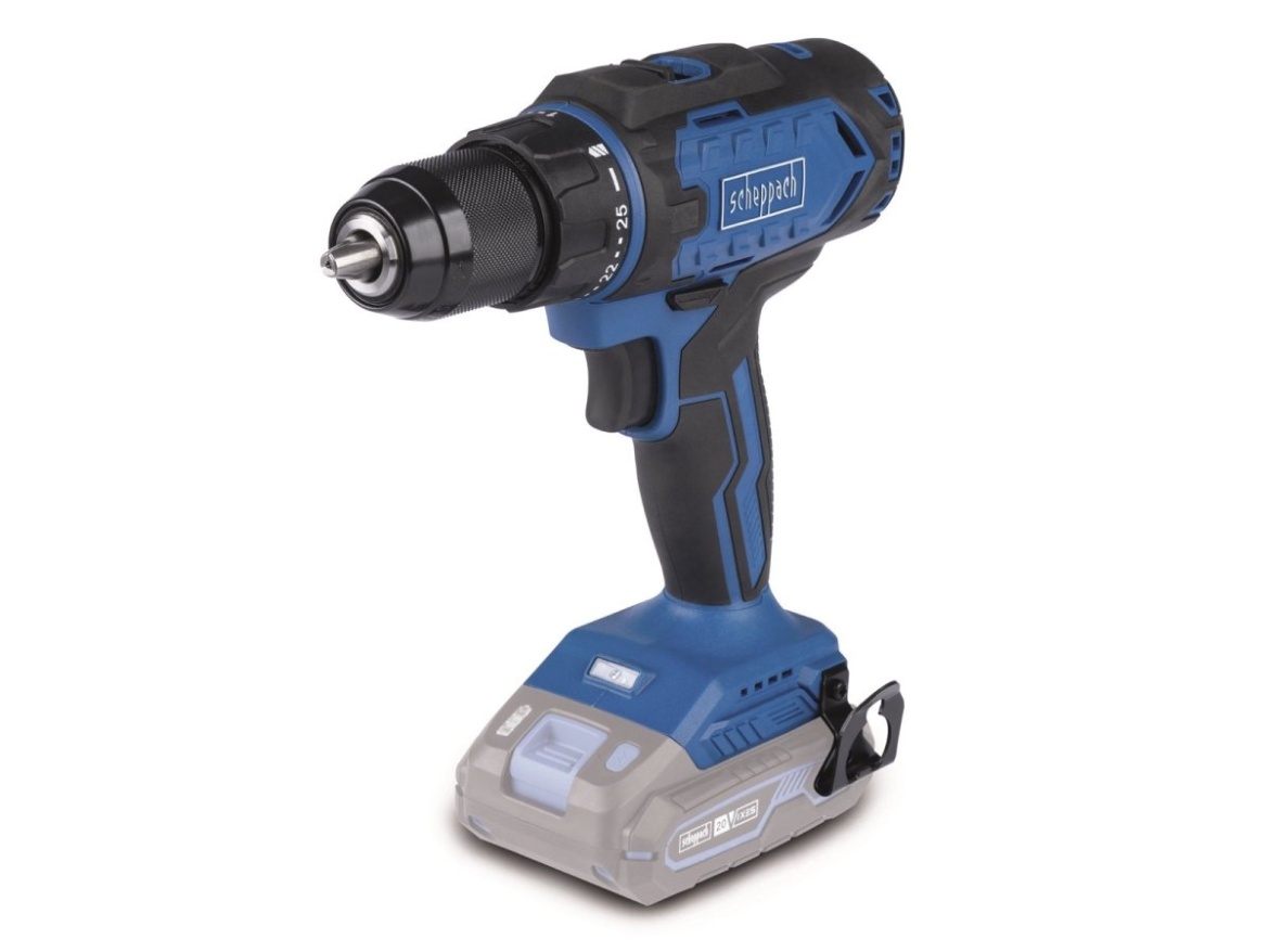 20 V IXES aku vrtací šroubovák (bez baterie a nabíječky) Scheppach C-DD45-X