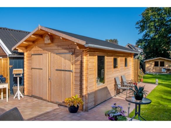 Tuindeco Geir Garage | 44mm | impregnated brown