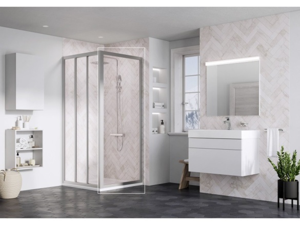 Ravak APSS 90 198, biela+transparent