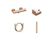 Ravak ES 032.60RGB.+S Sprchová nástěnná baterie se sprchovým setem, růžové zlato kartáčované