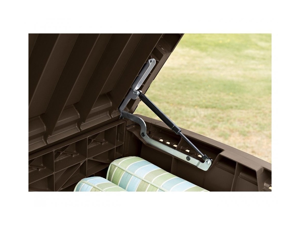 Keter Zahradní úložný box Keter Borneo 416 L - 129,5 x 70 x 62,5 cm - hnědý