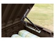 Keter Zahradní úložný box Keter Borneo 416 L - 129,5 x 70 x 62,5 cm - hnědý