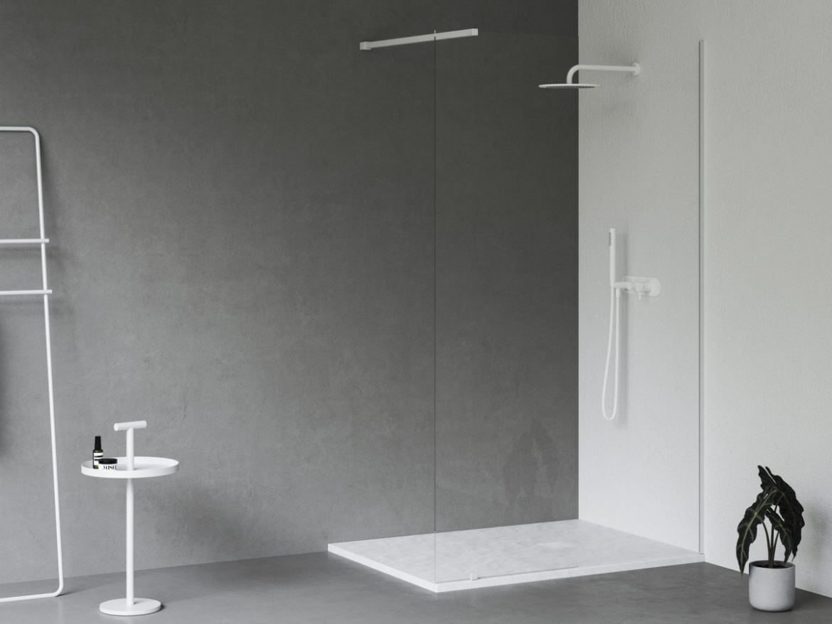 Ravak Vanička Slate Pro 80x80 bílá matná
