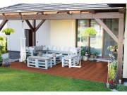 G21 WPC dlaždice  Palmyra, Třešeň, balení 1 m2