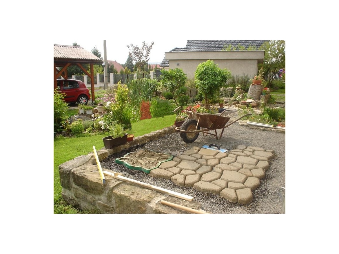 Zahradní (přírodní kámen) Klinker chodník Plastermacher