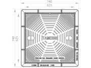 Hranatý poklop Heckl Tamesis