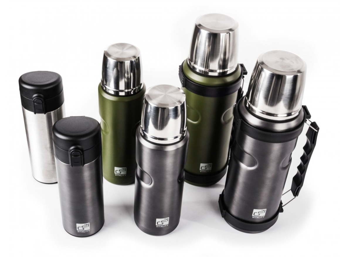 G21 Termoláhev  na pití, 500 ml, ocelově šedá