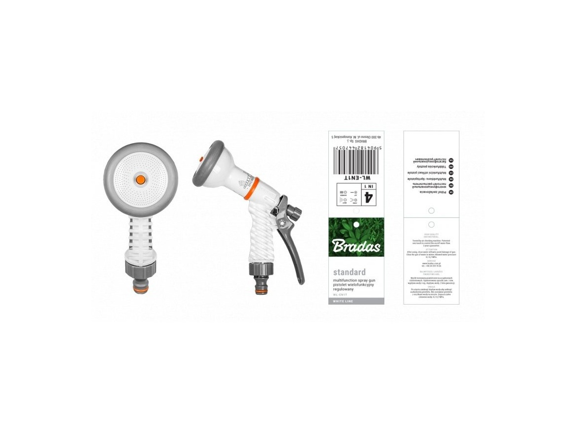 Bradas Multifunkční postřikovací pistole WHITE LINE STANDARD