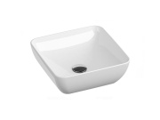 Ravak Umývadlo Uni Slim S 38, bez otvoru pre batériu, bez prepadu, antracit