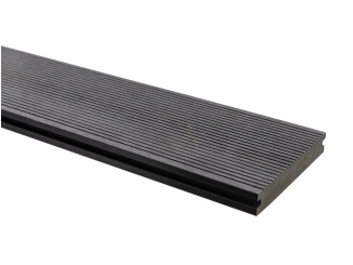 Terasové dosky WPC Gutta –  terasová doska WPC Guttadeck Strong 3D plná 140 x 20 x 2900 mm dark grey