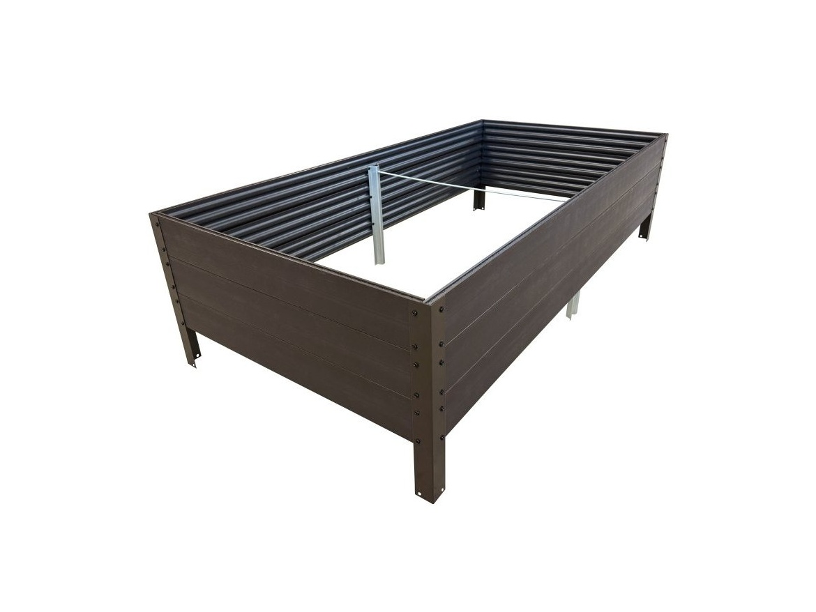 Vyvýšený záhon 150x75x30cm WOODLOOK / hnědý