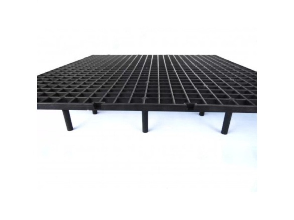 Scobax Podlahový rošt AGROFORTEL -51x51x11 cm, velikost otvorů 1,9 x 1,9 cm | bílý