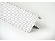 Počáteční a koncový okopový hliníkový profil Elox Deceuninck Elox F 40/57 mm