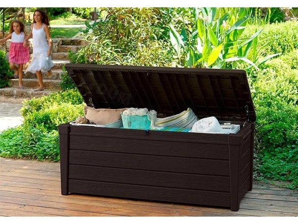 Keter Keter Brightwood - zahradní box 455 L - 145 x 70 x 60,5 cm - hnědý