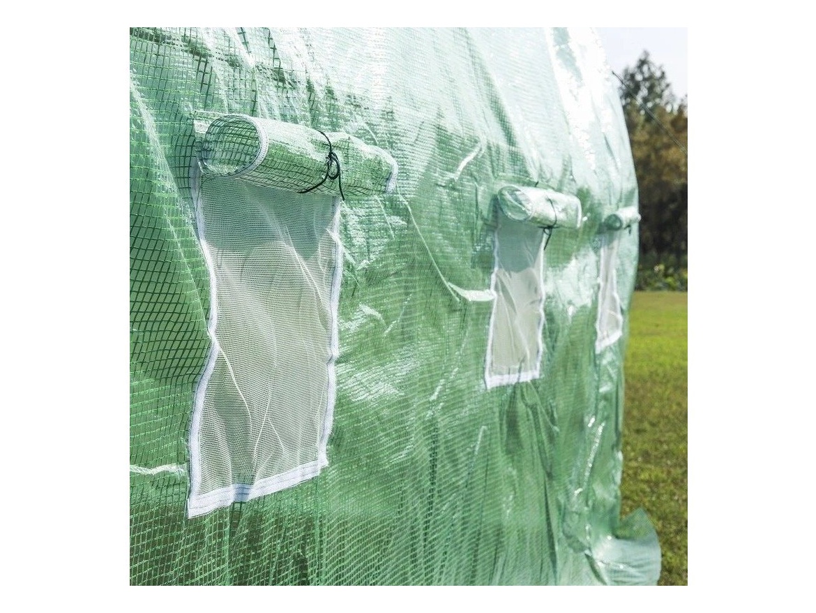 VespaGarden Zahradní fóliovník 2,5x5x2m / 12,5m2 - zelený