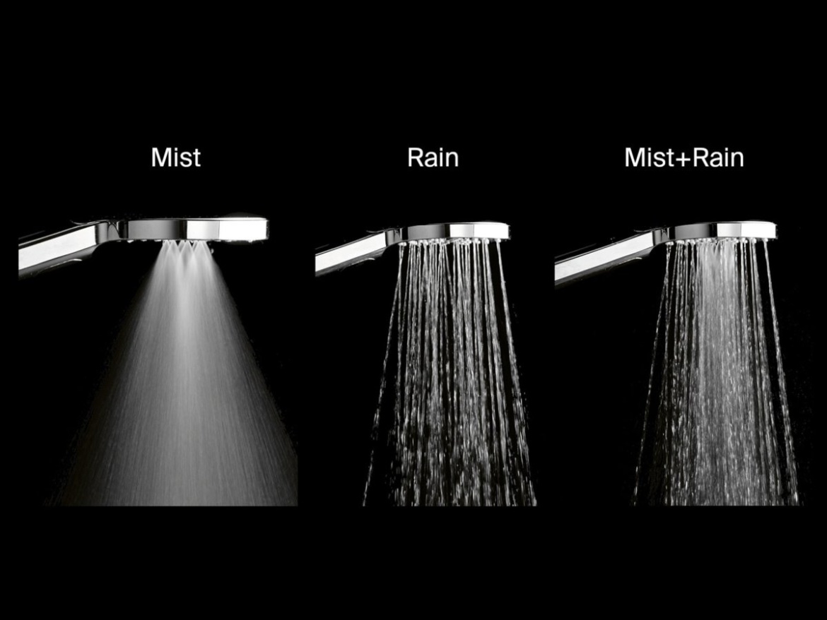 Ravak 956.00CR Ruční sprcha, 3 funkce, chrom