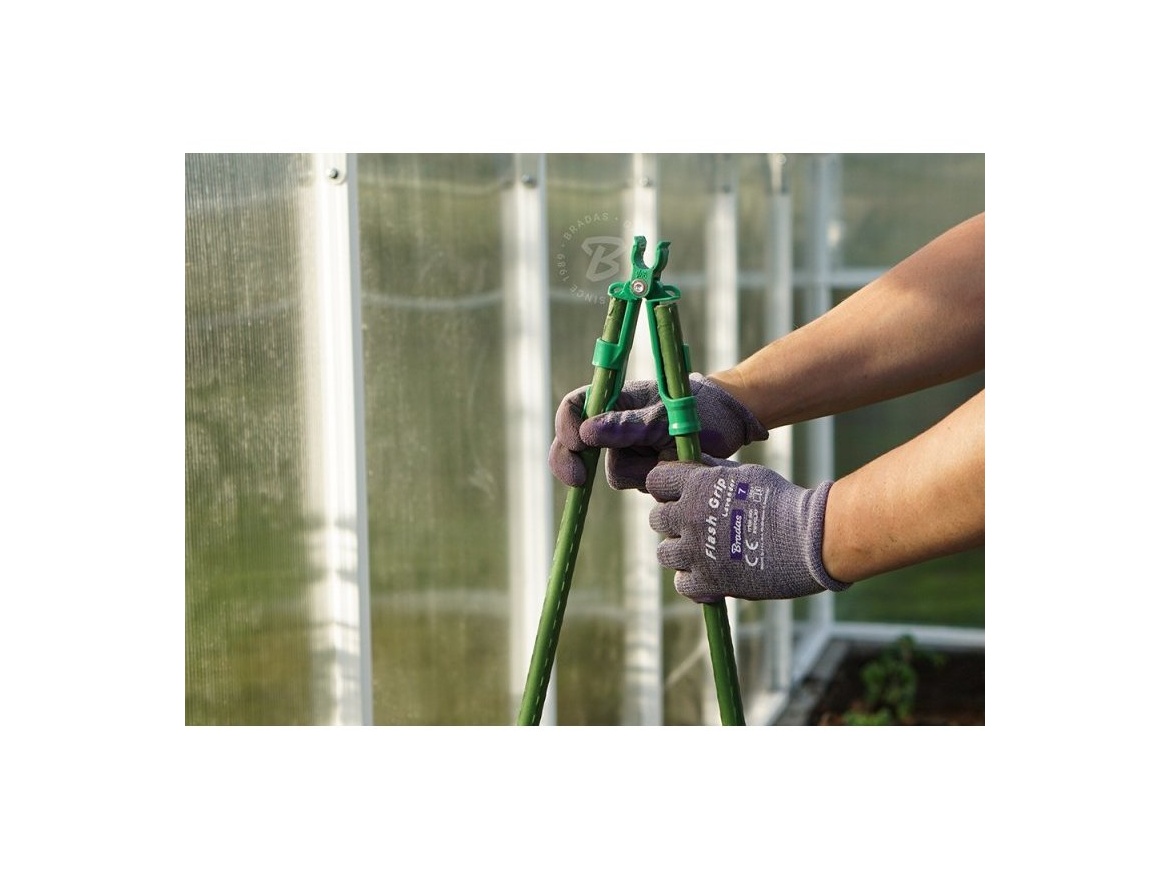 Bradas Štítová spojka pro tyčky k rostlinám 16mm - 3ks