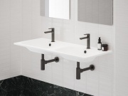 Ravak EL 012.21BLM Umyvadlová stojánková baterie BeCool 170 mm bez výpusti, černá matná
