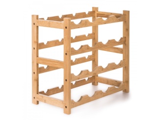 Belső kiegészítők –  G21 Stojan na víno  na 16 lahví, bambusový