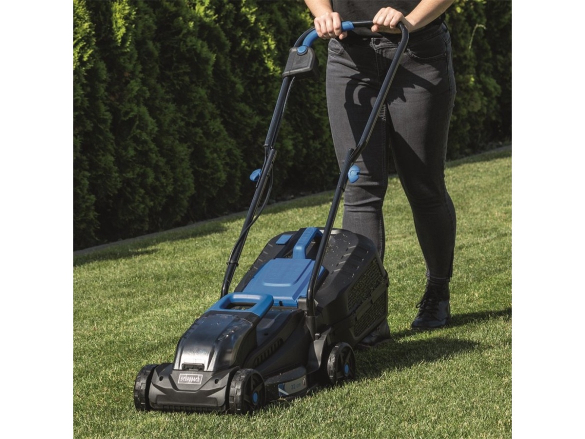 Aku kosačka Scheppach BC-MP320-X-SET L