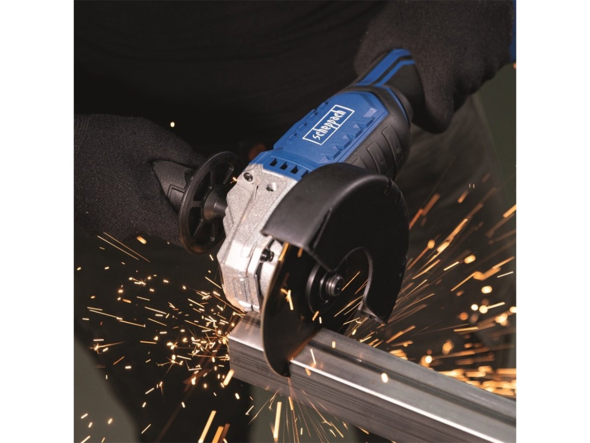 20 V IXES aku uhlová brúska (bez batérie a nabíjačky) Scheppach C-AG125-X