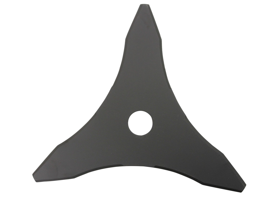 Riwall PRO Třízubý žací nůž křovinořezu pr. 255mm, vnitřní průměr 25,4mm, tloušťka 2,5mm