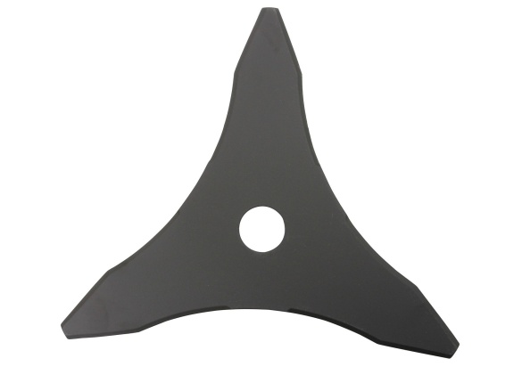 Riwall PRO Třízubý žací nůž křovinořezu pr. 255mm, vnitřní průměr 25,4mm, tloušťka 2,5mm