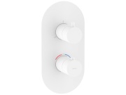 Ravak ES 067.10WV.O3.RB07C Termostatická podomítková baterie 3-cestná bez tělesa, White Velvet