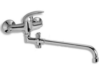 Csaptelepek –  Novaservis Umyvadlová paneláková baterie Metalia 55 150 mm, chrom, nástěnná, bez příslušenství,  55036/1,0