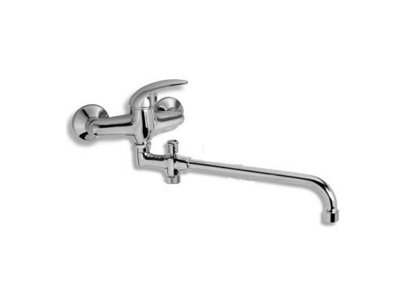 Novaservis Umyvadlová paneláková baterie Metalia 55 150 mm, chrom, nástěnná, bez příslušenství,  55036/1,0