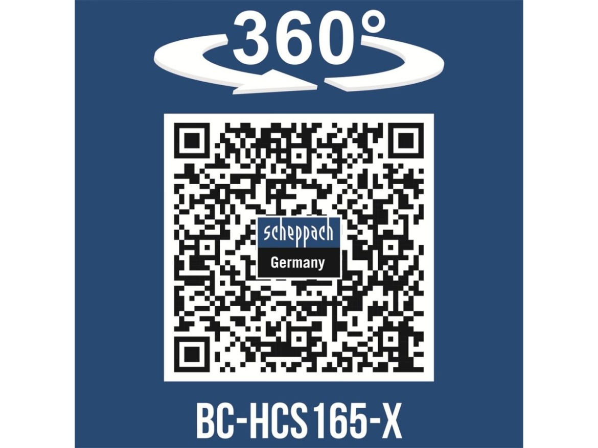 20 V IXES aku okružná píla (bez batérie a nabíjačky) Scheppach BC-HCS165-X