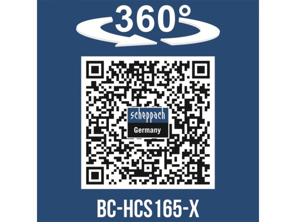 20 V-os IXES akkus körfűrész (akkumulátor és töltő nélkül) Scheppach BC-HCS165-X