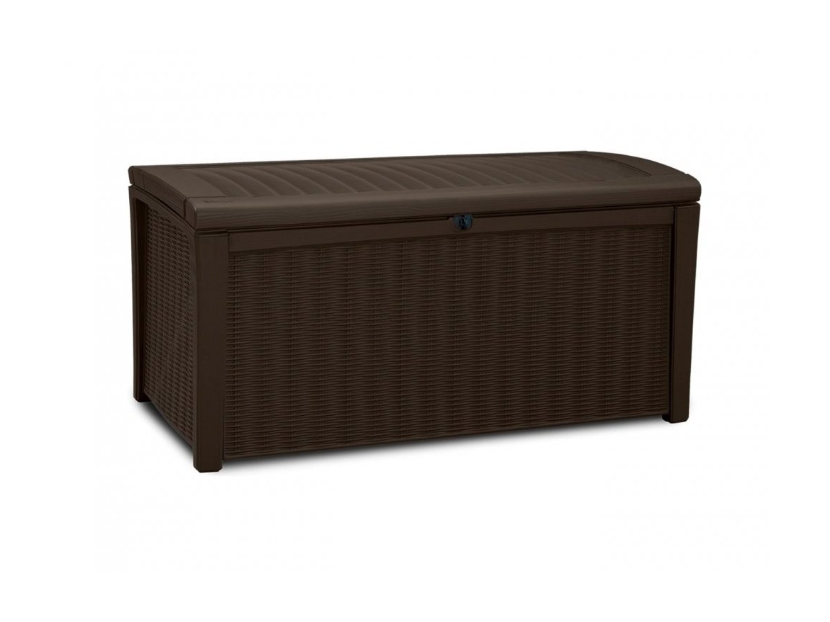 Keter Zahradní úložný box Keter Borneo 416 L - 129,5 x 70 x 62,5 cm - hnědý