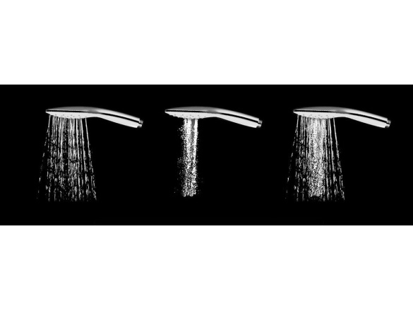 Ravak 958.10CR/WH Ruční sprcha, 3 funkce, chrom/bílá