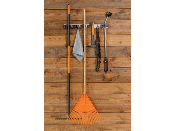 Bradas Závěsný držák na nářadí - lišta s 5 držáky a 5 závěsnými háčky