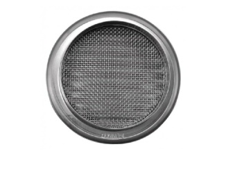 Stavba –  Haco Větrací mřížka nerezová, d 110 mm, se síťovinou,  0702