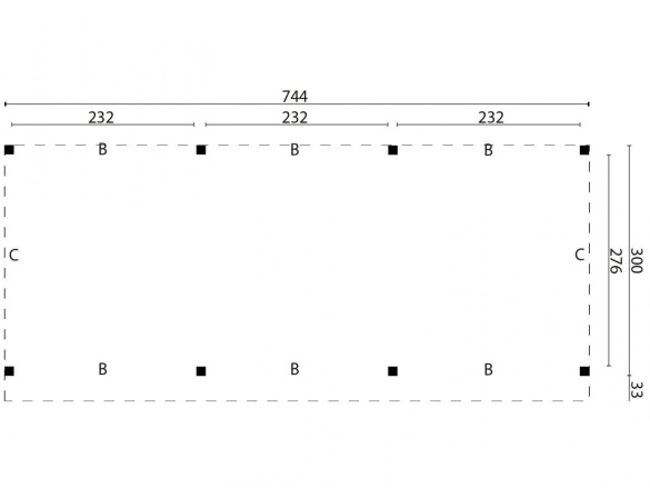 Tuindeco DHZ Zoutelande 750
