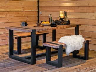 Zahrada –  Tuindeco Teak dinner set Wellington