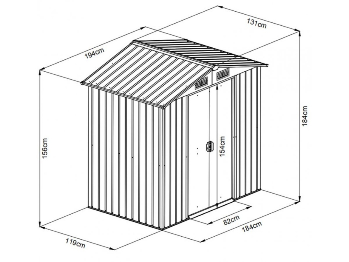Zahradní domek Maxtore